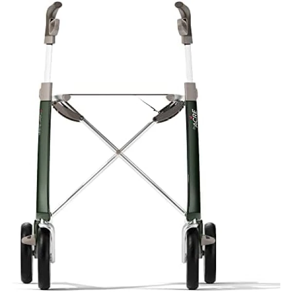 byACRE Carbon Ultralight Rollator – World’s Lightest Carbon Rollator – Only 10.6 lbs/for Indoor and Outdoor Use/Foldable and Easy to Travel with (British Racing Green, Regular Track)