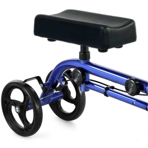 Knee ScooterSteerable Knee Walker Economical Knee Scooters for Foot Injuries Best Crutches Alternative (Blue 1)