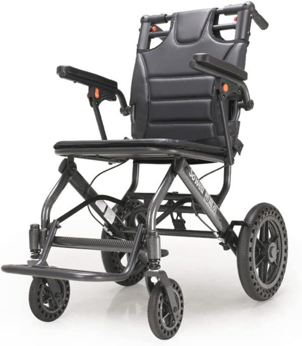 Sowell Lightweight Folding Travel Wheelchair Transport Chair_with Handle