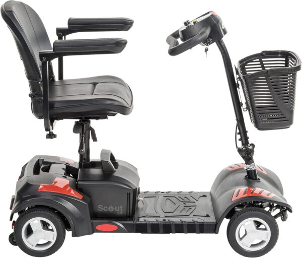 Drive Medical Drive Medical Scout Compact Travel Power Scooter, 4 Wheel