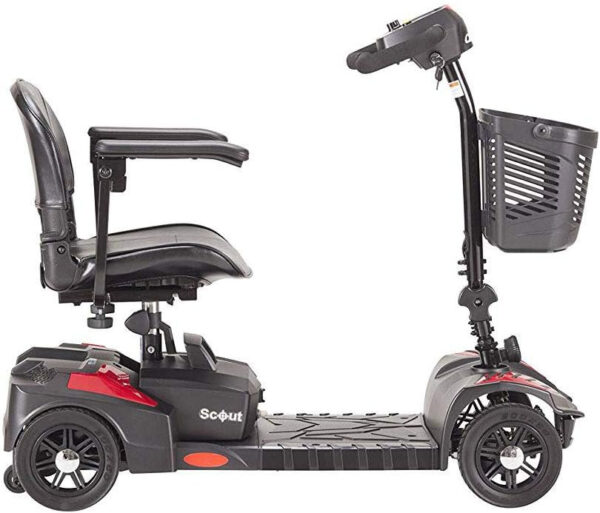 Drive Medical Drive Medical Scout Compact Travel Power Scooter, 4 Wheel