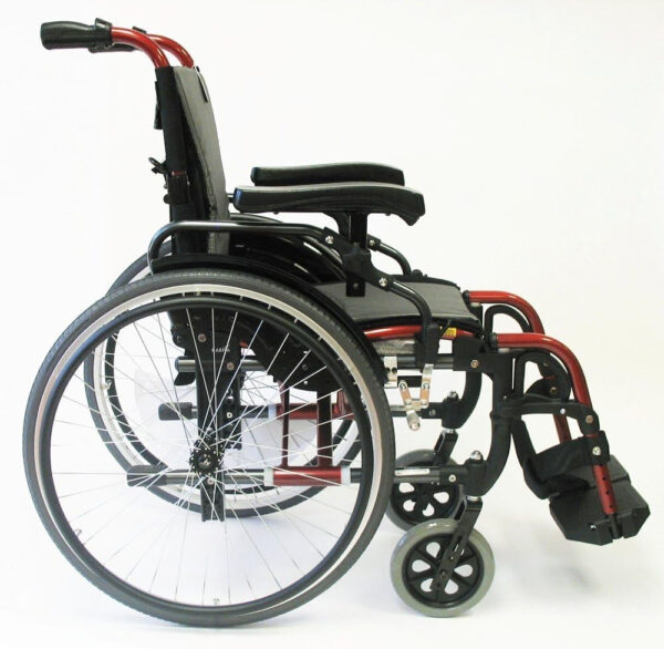 Karman 29 pounds S-305 Ergonomic Wheelchair 18″ Pearl Silver