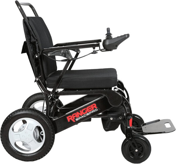 Porto Mobility Ranger SpacePro Carbon Fiber Lightweight Foldable Next Generation Electric Wheelchair (Carbon, Standard)