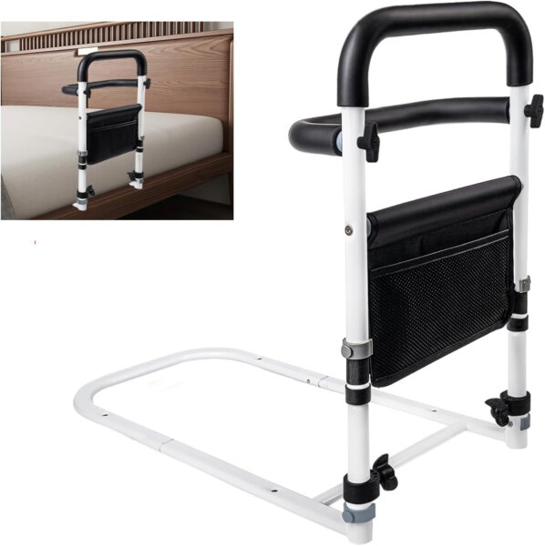 Bed Rails for Elderly Adults Safety, Bed Railing Bed Rail Elderly Bed Assist Rail for Seniors Helps Getting in and Out of Bed Much Easier