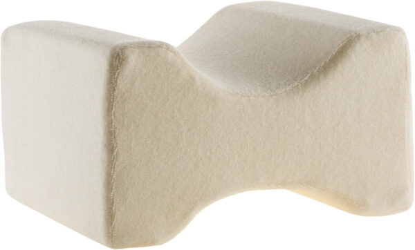 Remedy Contoured Memory Foam Leg Pillow, Off-White