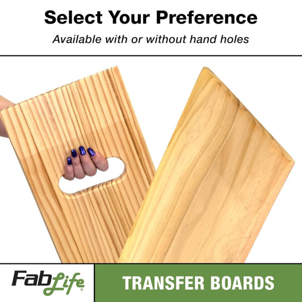 Generic 50-3000 FabLife Deluxe Hardwood Transfer Board for Easy Patient Transfer, 8″ x 24″