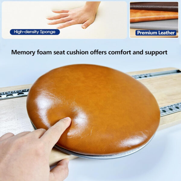 Transfer Disc for Elderly, Wooden Transfer Board Patient Slide Assist Device for Transferring Patient Elderly, and Disabled from Wheelchair to Bed, Toilet, Bathtub, Car