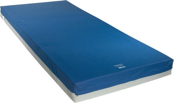 Drive Medical 15876 Gravity 7 Long Term Care Pressure Redistribution Mattress, Blue, 76,No Cut Out