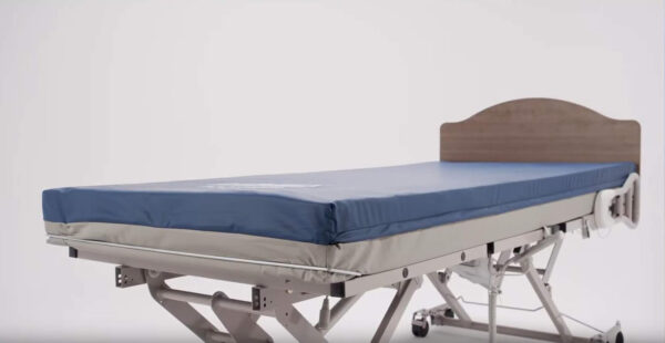 Lumex Select Foam Hospital Bed Mattress with Firm Side Rails & Soft Heel, 42×80″, LS150-42