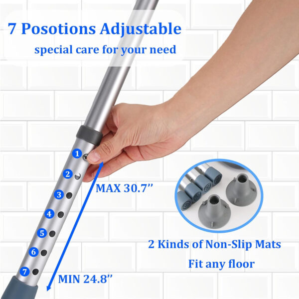 FSA/HSA Eligible Toilet Safety Rail – Adjustable Detachable Medical Toilet Safety Frame for Elderly, Heavy Duty Toilet Handles for Elderly and Handicap Toilet Safety Rails, Toilet Bars Fits Most Toile