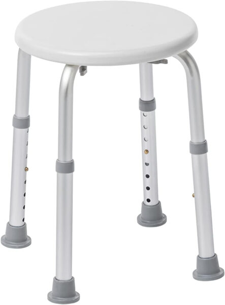 Drive Medical RTL12004KD Handicap Bathroom Stool, White