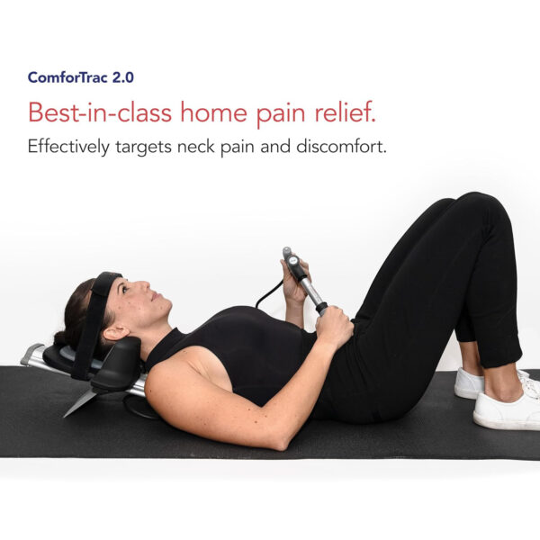 ComforTrac-Deluxe Home Cervical Traction Kit 2.0, Neck Therapy, Discomfort Relief, Relieve Cervicalgia, Degeneration of Disc, Spondylosis, and More, Carrying Case Included