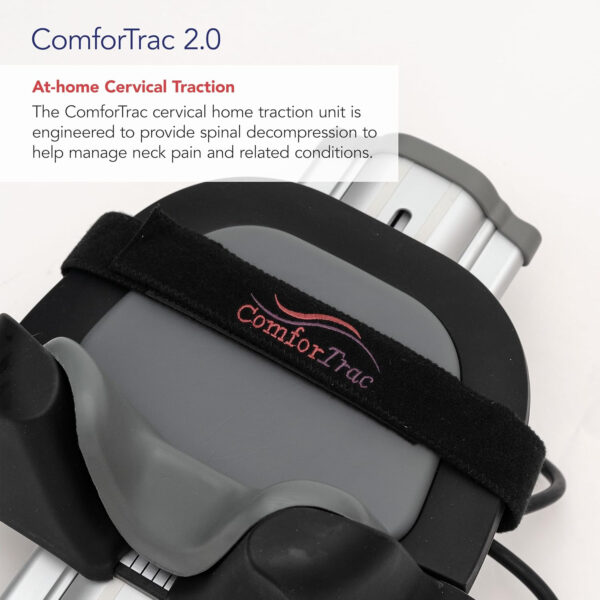 ComforTrac-Deluxe Home Cervical Traction Kit 2.0, Neck Therapy, Discomfort Relief, Relieve Cervicalgia, Degeneration of Disc, Spondylosis, and More, Carrying Case Included