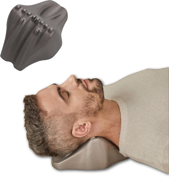 SOMA Nap Pillow – Cervical Traction Device for Neck Pain Relief Neck Stretcher Professional Neck Massager Home Physical Therapy Designed by a Physical Therapist