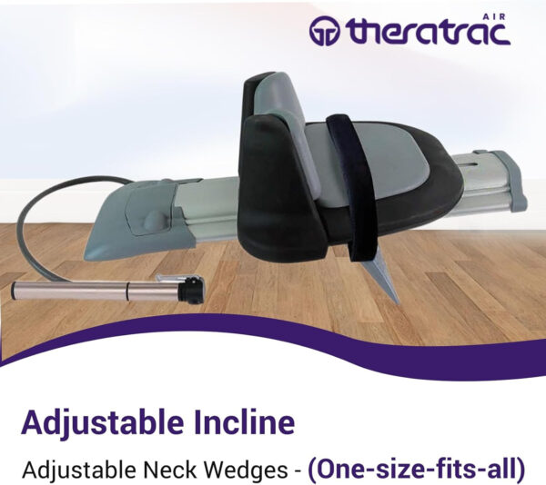 Neck Traction with Air Pump Technology by Theratrac Air – Cervical Traction Device for Pain Relief, Cervicalgia, Disc Degeneration, Spondylosis, and Spine Alignment