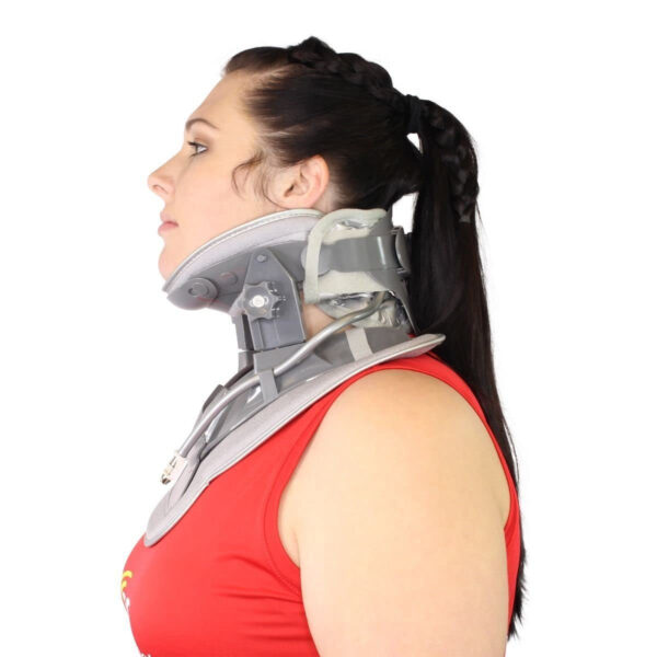 Brace Direct Cervical Neck Air Traction Collar and Stretcher- Relief for Neck and Shoulder Pain, Tension, Strain, or Pinched Nerves, Plus Improves Spine Alignment and Posture Fully Adjustable