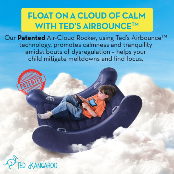 AIR Cloud Rocker | Sensory Chair for Kids, Includes Electric Air Pump