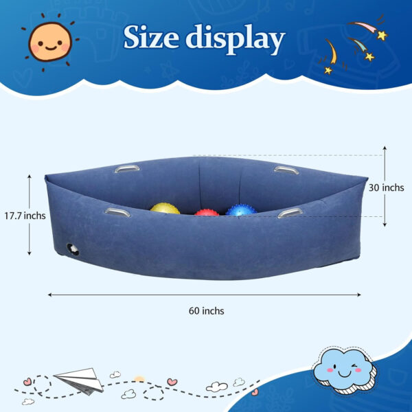 Sensory Chair for Kids, 60-Inch Sensory Toy for Children with Autism, ADHD Children’s Sensory Chair, Includes Electric Inflatable Pump, 3 Sensory Spike Balls…