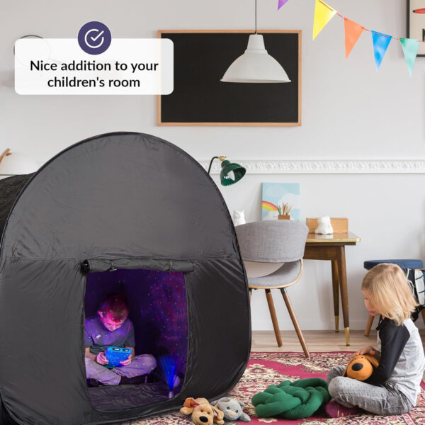 Sensory Tent | Calm Corner for Children to Play and Relax | Sensory Corner | Helps with Autism, SPD, Anxiety & Improve Focus | Black Out Sensory Tents for Autistic Children | Big