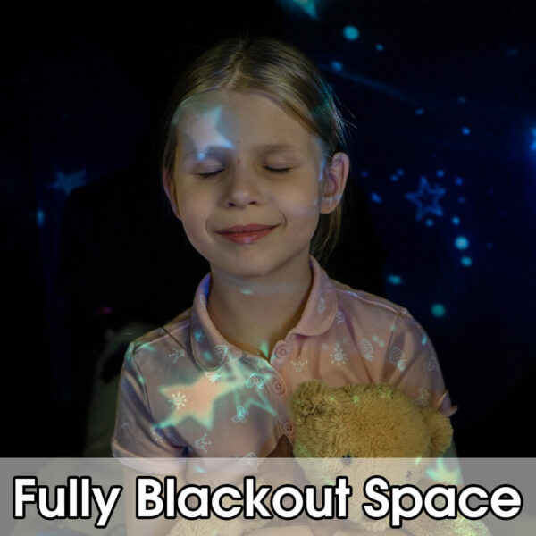 Sensory Tent for Kids – Blackout Sensory Room Pop-up Play Tent for Children with Autism, ADHD, SPD – Calming Hideout Sensory Corner Tent with Additional Windows(Size 40x40x40in)