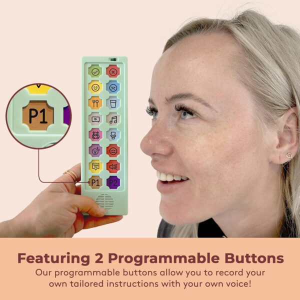 AAC Device for Autism & Speech Therapy. Non Verbal Communication Tools for Kids & Adults. Programmable AAC Communication Device. Alternative to Autism Communication Cards & PECS Cards for Autism