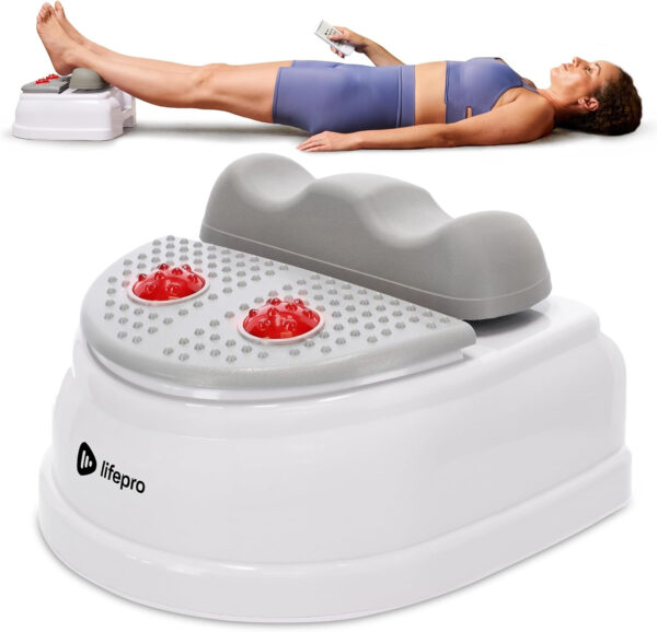 LifePro Chi Machine Lymphatic Massager – Original Chi Swing Machine for Passive Aerobic Leg Exercises – Use While Sitting or Lying Down, Body Shaker Exercise with Mediripple