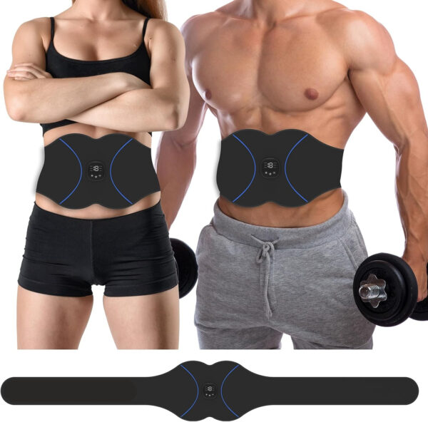 FDA Cleared, ABS Stimulator – EMS Muscle Stimulator, Portable Muscle Training for Abdomen, Abdominal Toning Belt, Fitness Ab Workout Equipment