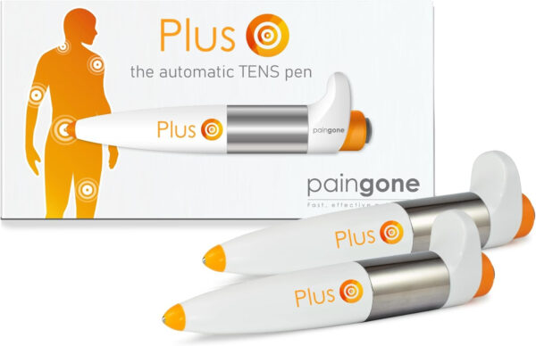 Paingone Plus, The Automatic TENS Pen – Fast, Effective Pain Relief for Sore & Aching Muscles- Use on Hands, Feet, Knees & More – Compact & Portable with No Wires, Pads or Gels